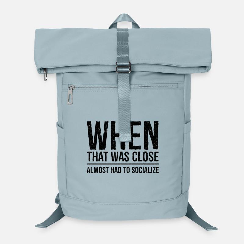 Als das eng war lustiges Hemd Laptop-Rucksack 