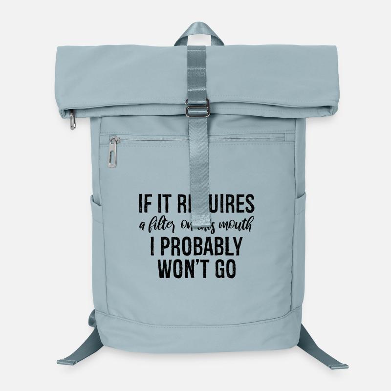 S’il nécessite un filtre sur cette bouche, je Sac à dos ordinateur