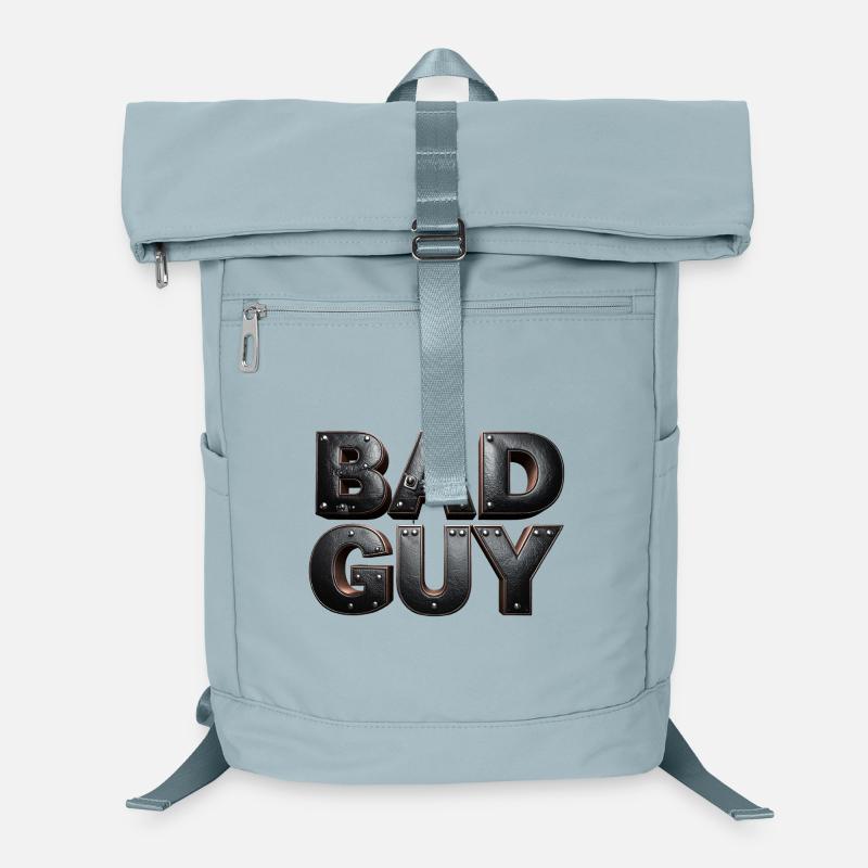Bad Guy – 3D Letters in Leather Look Style Laptop Backpack