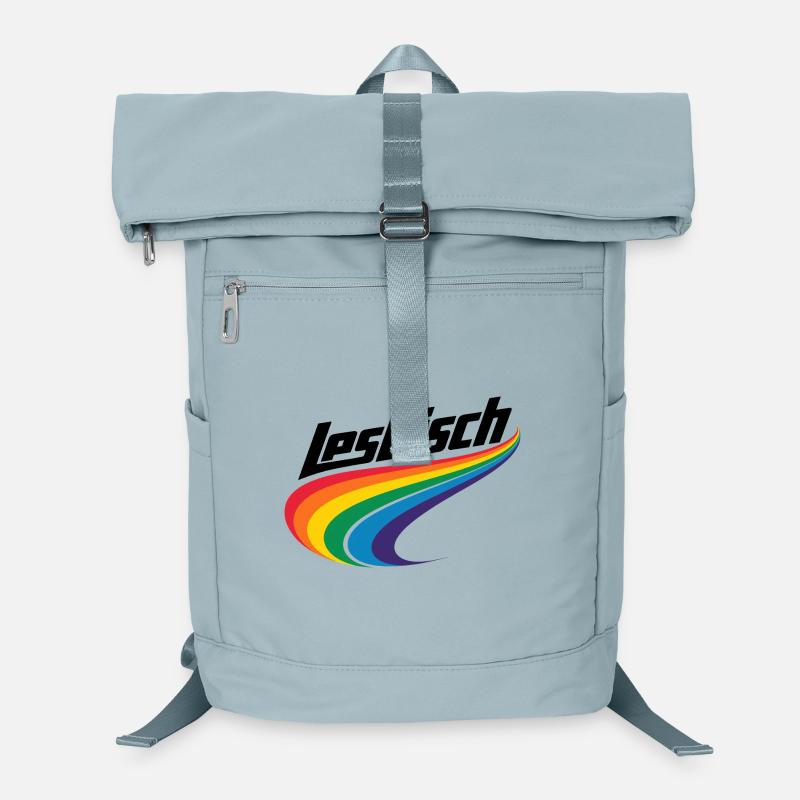 Lesbian Rainbow Pride LGBTQ CSD Love Is Love Laptop Backpack
