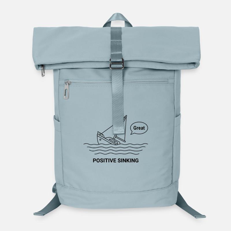 Positive Sinking Laptop Backpack