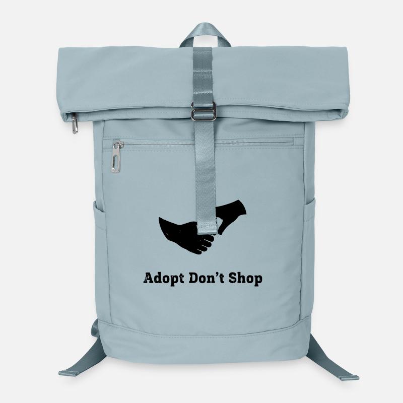 Adopt Dont Shop Pfote Faust Check Laptop-Rucksack 