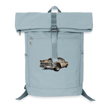 Oldtimer - Laptop-Rucksack  - Eisblau - Vorne