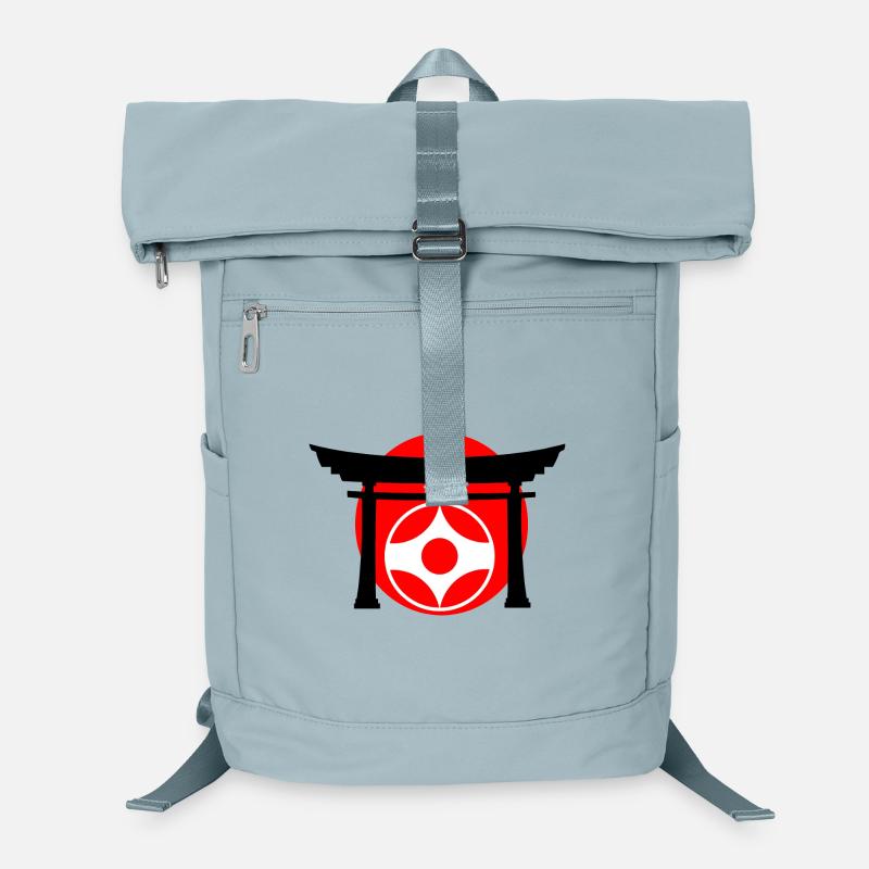 Kyokushin-Kanku-Zeichen in Torii Laptop-Rucksack 