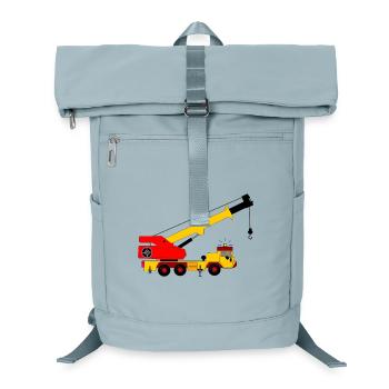 Crane truck color - Laptop Backpack - ice blue - Front
