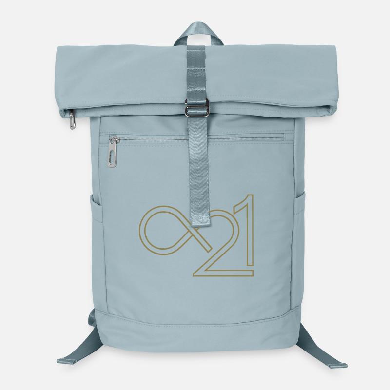 Bitcoin 21 Millionen Unendlich Minimalistisch Laptop-Rucksack 