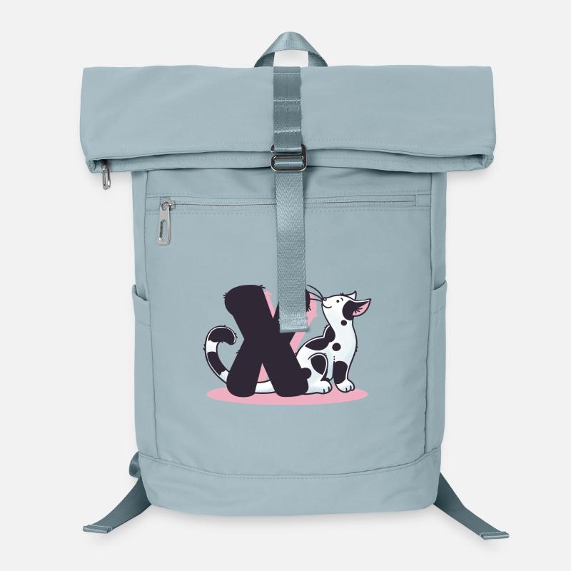 Cat Letter X Laptop Backpack