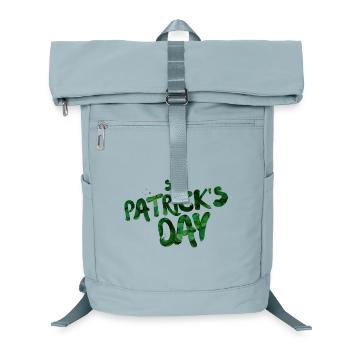 Green Leaf Typo St Patrick's Day - Laptop Backpack - ice blue - Front