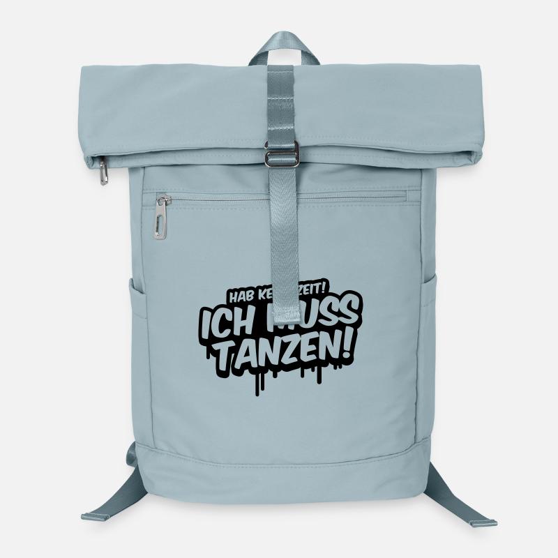 Hab keine Zeit ich muss Tanzen - Laptop-Rucksack  - Eisblau