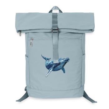 Buckelwal - Laptop-Rucksack  - Eisblau - Vorne