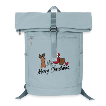 Weihnachten - Laptop-Rucksack  - Eisblau - Vorne