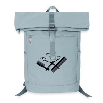 Für Friseursalon mit Schere - Laptop-Rucksack  - Eisblau - Vorne
