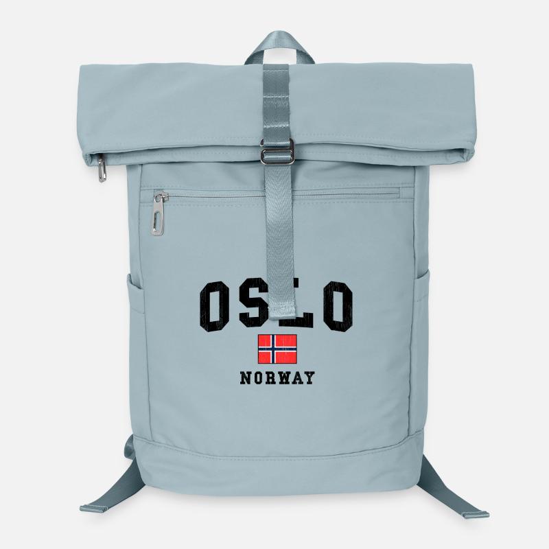 Oslo Norwegen Flagge Design Laptop-Rucksack 
