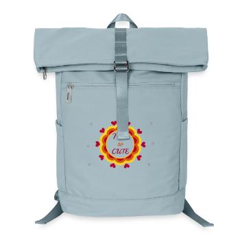 Ultra Cute Heart Mandala - Laptop Backpack - ice blue - Front