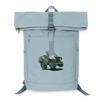 Willys MB Offroader 4x4 Millityr Oldtimer Us Army - Laptop Backpack - ice blue - Front