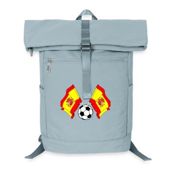 Drapeaux croisés football Espagne - Sac à dos ordinateur - bleu glacier - Devant