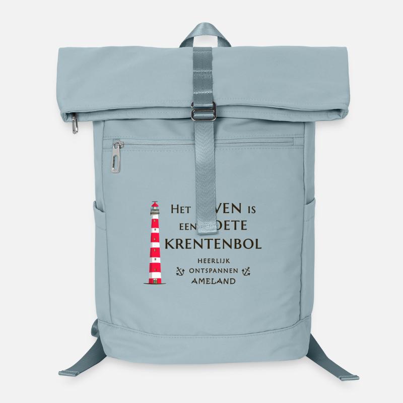 Ameland, Netherlands, Leuchtturm Raisin Buns Laptop Backpack