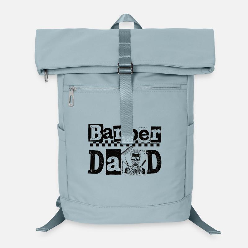 Vintage Barber Papa Barbier Coiffeur Sac à dos ordinateur