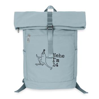 14. Geburtstag Geschenk lustig 14 Jahre 14th  - Laptop-Rucksack  - Eisblau - Vorne