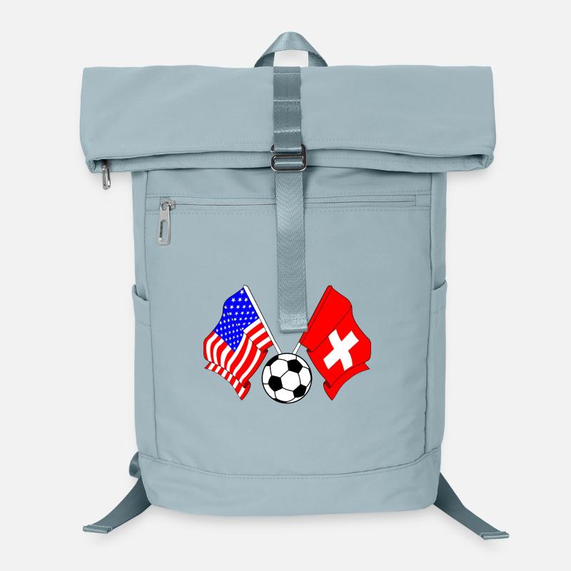 Fußball Schweiz gegen USA Laptop-Rucksack 