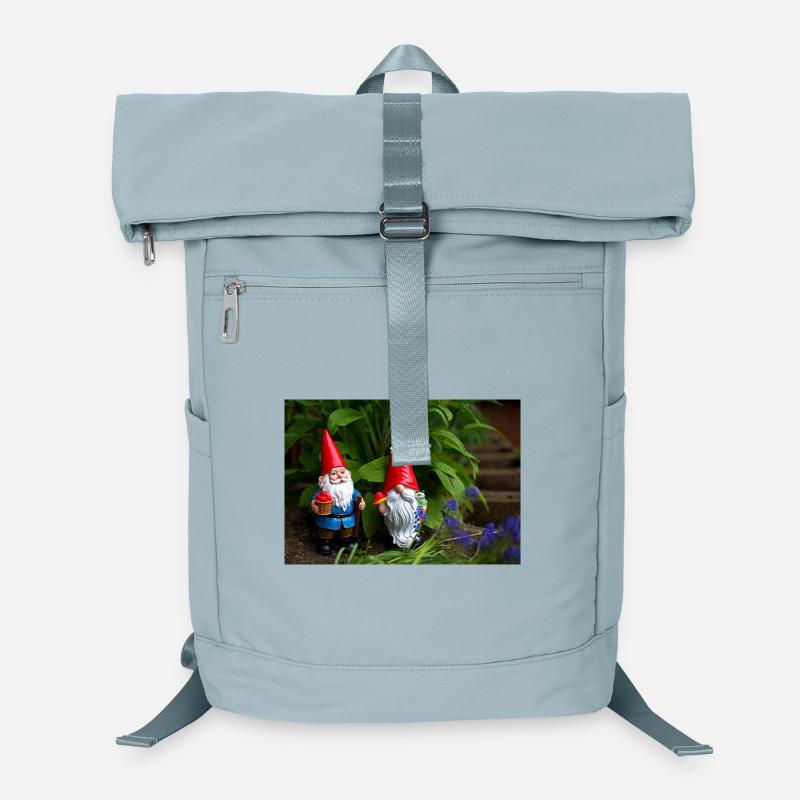 Nains de jardin dans le parterre Sac à dos ordinateur