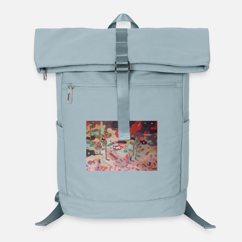 Jardin abstrait des couleurs Sac à dos ordinateur
