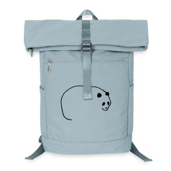 Linien Panda - Laptop-Rucksack  - Eisblau - Vorne