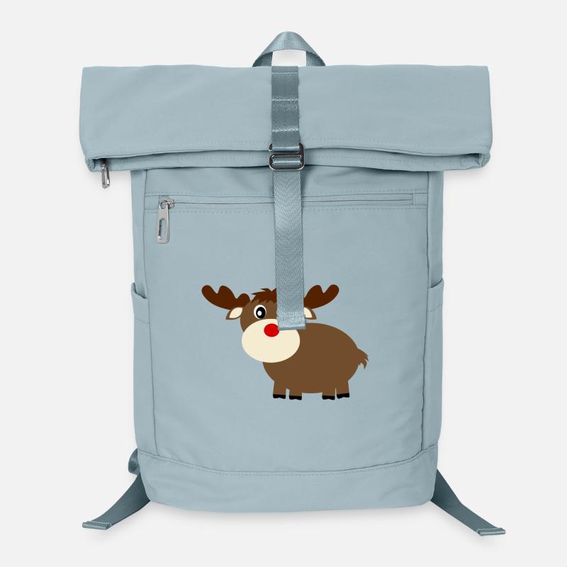 Elche Rennier Noël ugly christmas cadeau Sac à dos ordinateur