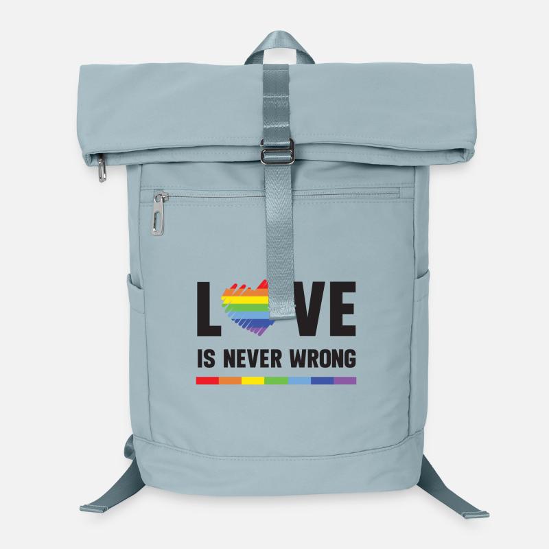 LGBT Pride Month - Love is Never Wrong Laptop Backpack