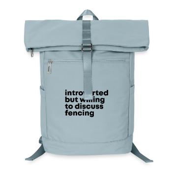 Fencing - Laptop Backpack - ice blue - Front