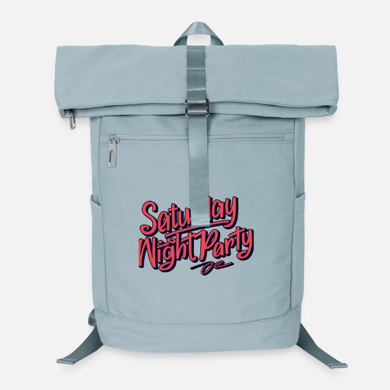 Saturday Night Party Typografie Laptop-Rucksack 