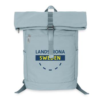 Landskrona Sweden City Emblem - Laptop Backpack - ice blue - Front