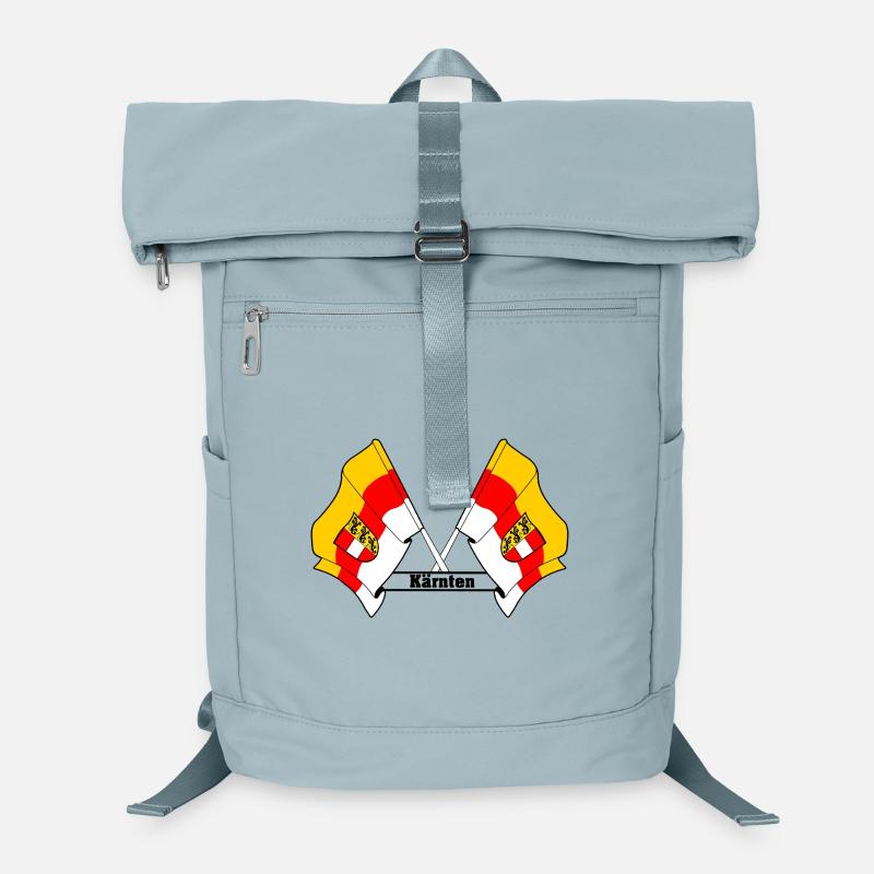 Kärnten Flags with Province Name Laptop Backpack