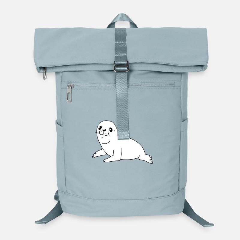 Robbe Seehund Robben Seehunde Laptop-Rucksack 