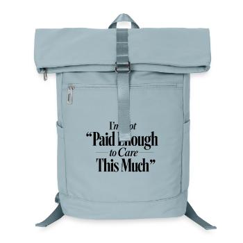 Lustiger Spruch Büro Job Arbeit - Laptop-Rucksack  - Eisblau - Vorne