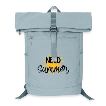 Sommer / Urlaub / Strand / Sonne - Laptop-Rucksack  - Eisblau - Vorne