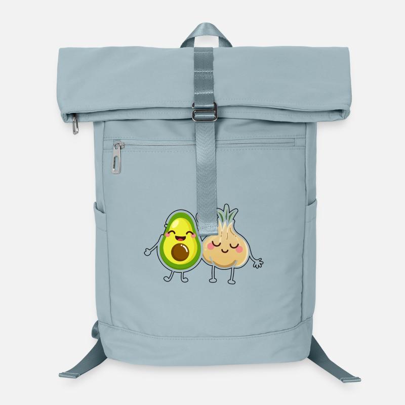 Avocado Meets Garlic Laptop Backpack