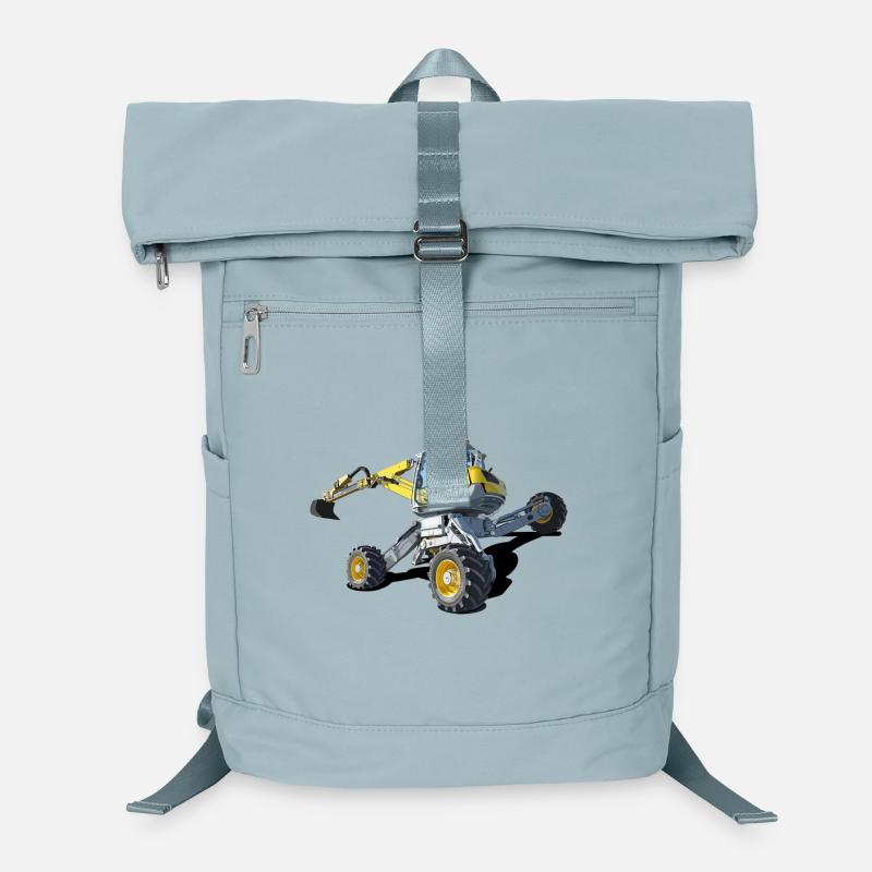 Walking excavator, climbing is his passion Laptop Backpack