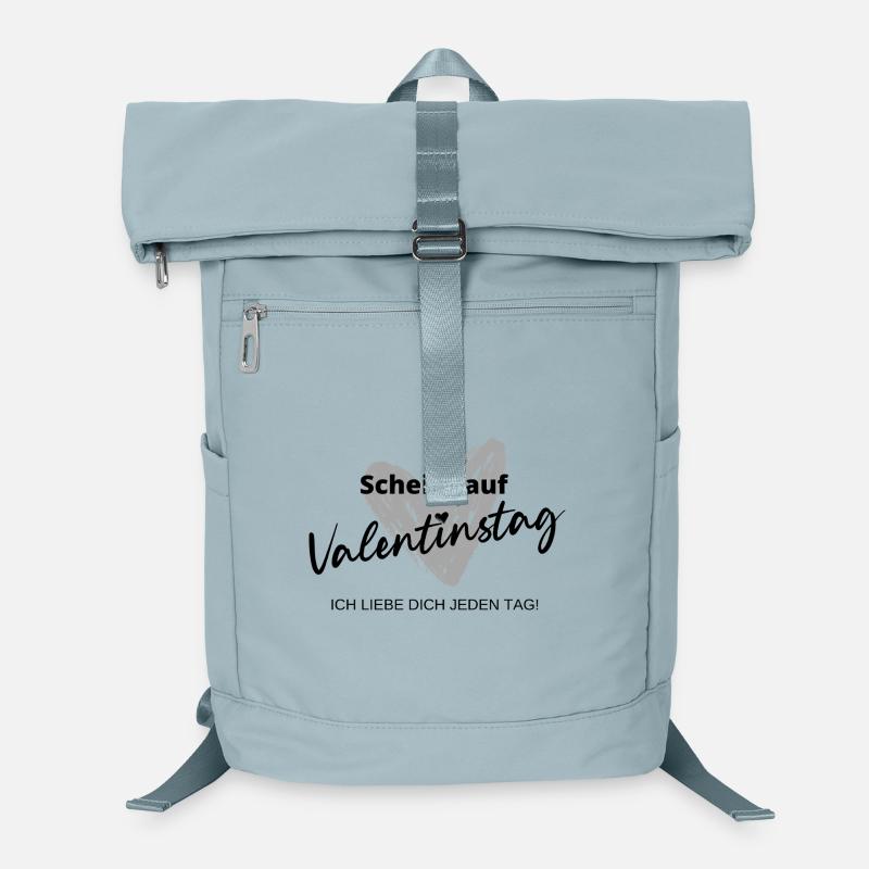Scheiss auf Valentinstag Laptop-Rucksack 