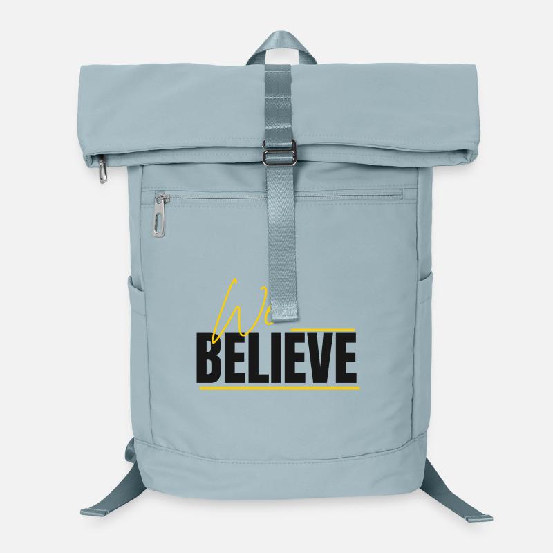 We Believe Schriftzug Laptop-Rucksack 