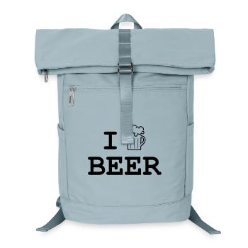 J'aime la bière / Alcool - Sac à dos ordinateur - bleu glacier - Devant