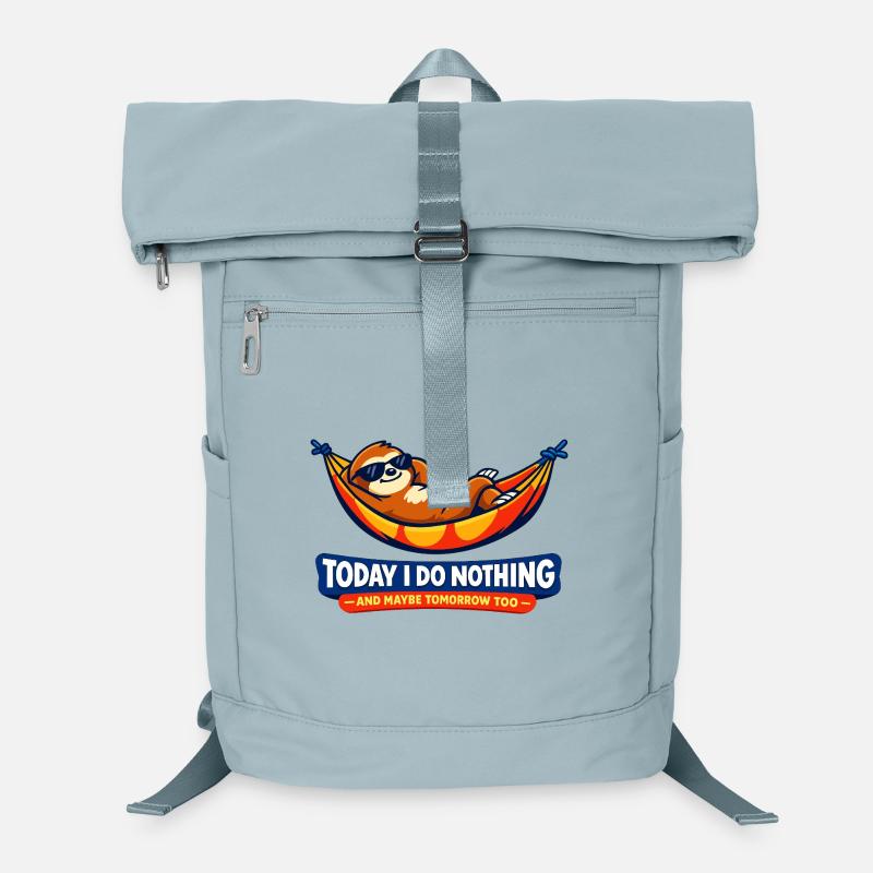 Fauler Tag in der Hängematte Laptop-Rucksack 