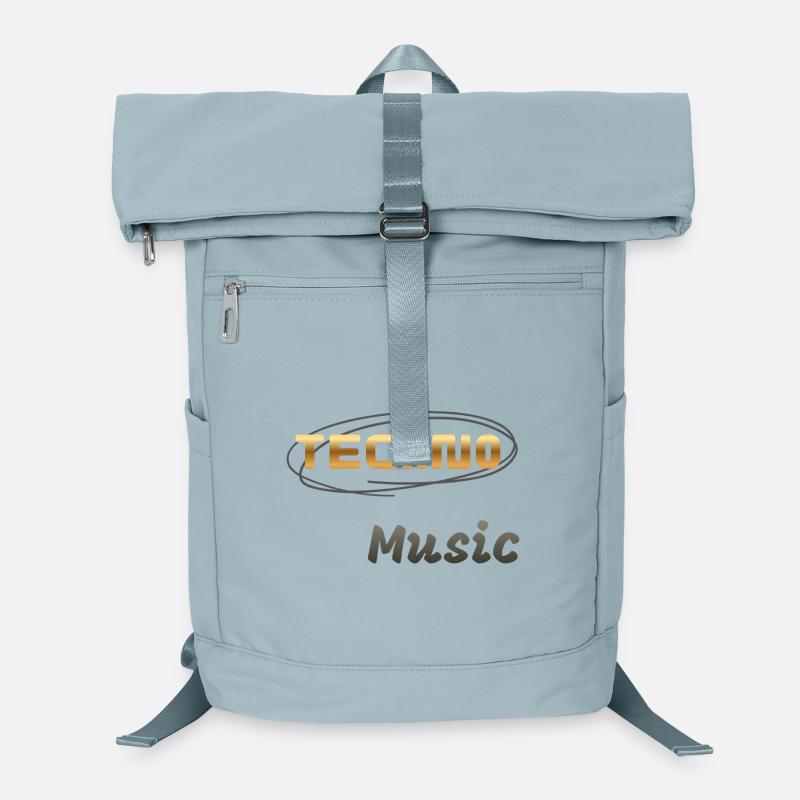 Techno Music - Laptop Backpack - ice blue