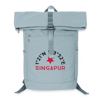 Singapour - Sac à dos ordinateur - bleu glacier - Devant