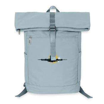Größte Passagierflugzeug - Laptop-Rucksack  - Eisblau - Vorne