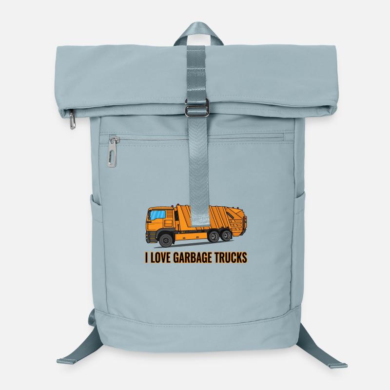 I love Garbage Trucks Laptop Backpack