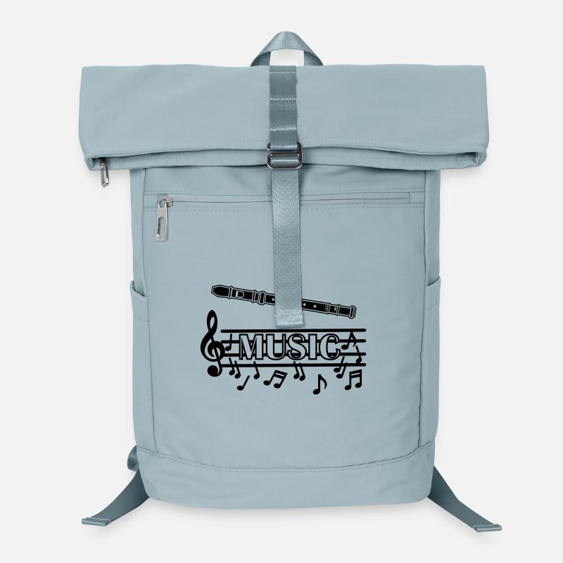 Recorder music logo Laptop Backpack