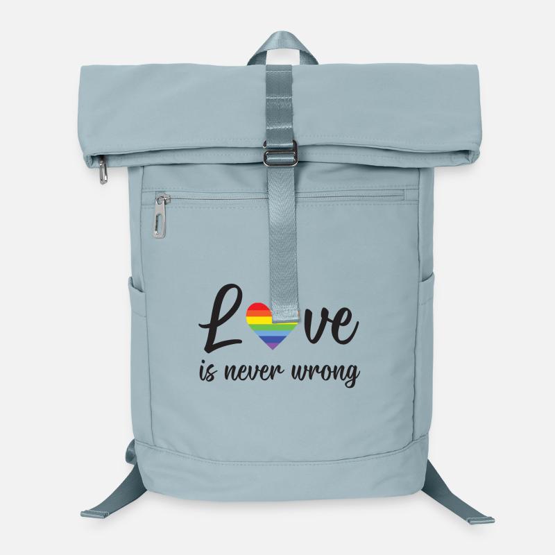 LGBT Pride Month - Love is Never Wrong Laptop Backpack