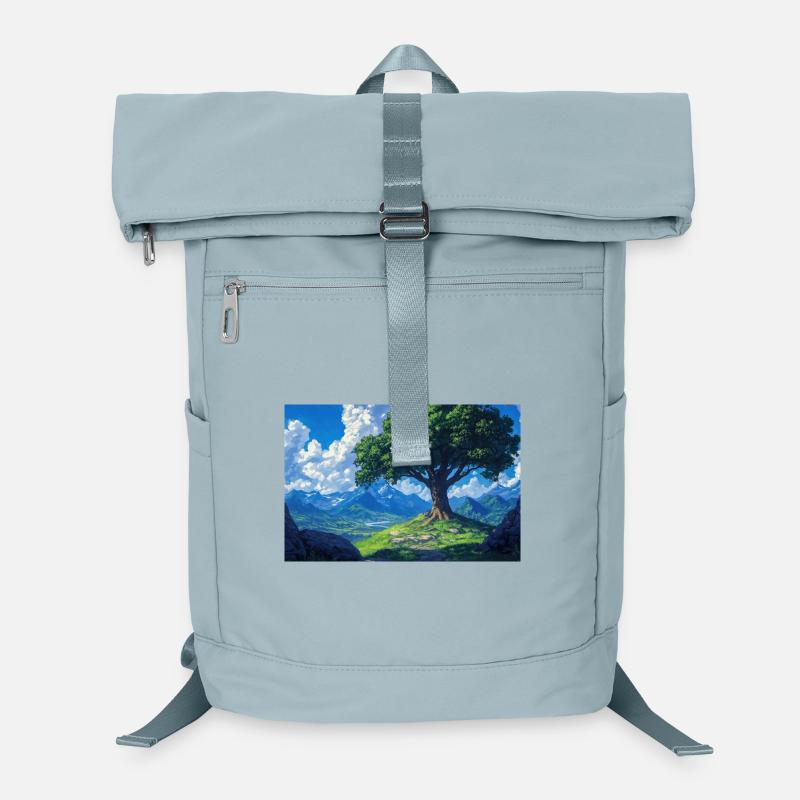 Poster Illustration Paysage de Nature Sac à dos ordinateur