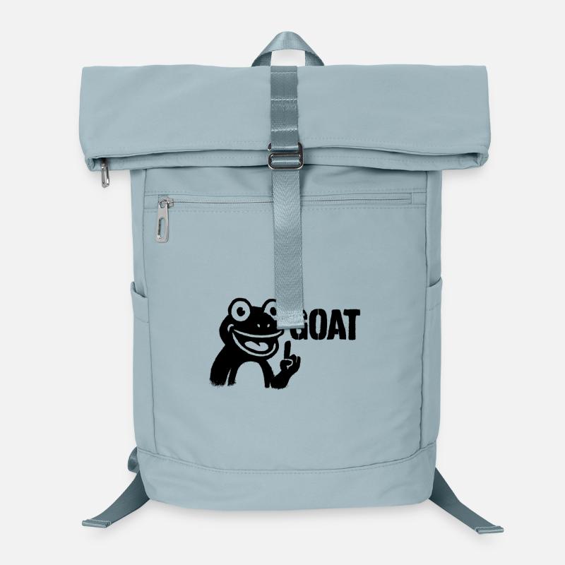Goat Jugendwort | Frosch GOAT Pose Laptop-Rucksack 